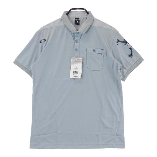 PUMA GOLF プーマゴルフ 半袖ポロシャツ 総柄 グレー系 サイズ