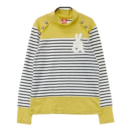 ARCHIVIO アルチビオ ハイネック 長袖Tシャツ ニット地 ホワイト