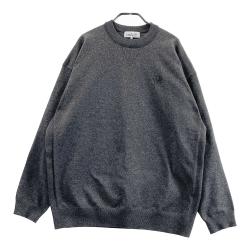 サイズ：L AND PER SE アンパスィ  ウール混 ニットセーター  ネイビー系 [240101420248] ゴルフウェア メンズ ストスト AND PER SE アンパスィ ウール混 ニットセーター ネイビー系