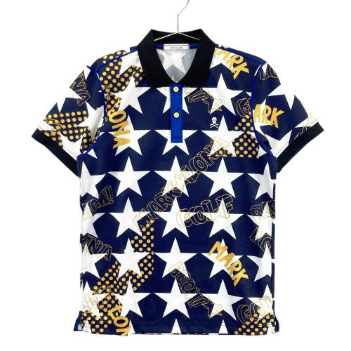 マークアンドロナ　サイズ48 MARK&LONA マークアンドロナ パンツ 総柄 ネイビー系 サイズ：48