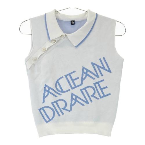 ACEANDRARE エースアンドレア 襟付 ニットベスト ホワイト系 サイズ