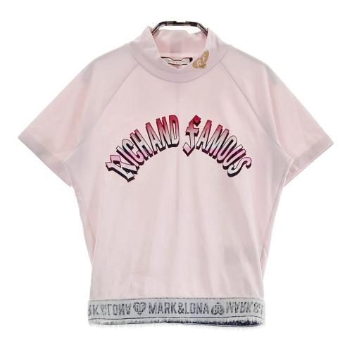 MARK&LONA マークアンドロナ ハイネック ニットセーター ピンク系