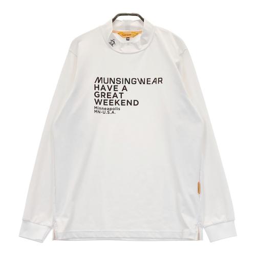 サイズ：XL MUNSING WEAR マンシングウェア 2024年モデル 長袖Tシャツ  ネイビー系 [240101433288] ゴルフウェア メンズ ストスト MUNSING WEAR マンシングウェア 2024年モデル 長袖Tシャツ