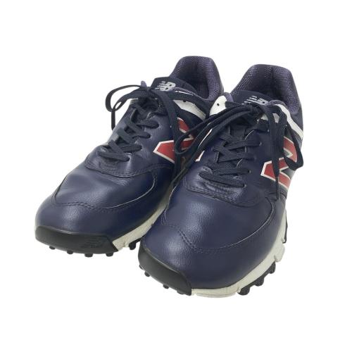 ニューバランス MGS574NR 25cm New Balance ニューバランス ゴルフシューズ ネイビー×レッド