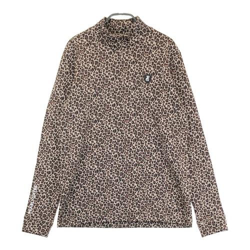 PEARLY GATES レオパード柄ジャケット、スウェットパンツ、長袖インナー PEARLY GATES パーリーゲイツ ハイネック 長袖Tシャツ