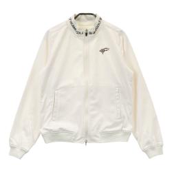 サイズ：M BEAMS GOLF ビームスゴルフ  裏起毛 ジップジャケット  ホワイト系 [240101423537] ゴルフウェア メンズ ストスト BEAMS GOLF ビームスゴルフ 2023年モデル 裏起毛 長袖 ジップ