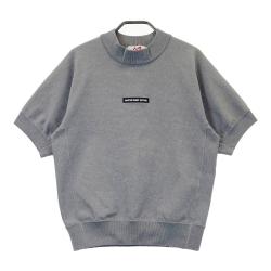 サイズ：1 MASTER BUNNY EDITION マスターバニーエディション  ウール混 ニットセーター  グレー系 [240101427249] ゴルフウェア レディース ストスト サイズ：1 MASTER BUNNY EDITION マスターバニーエディション