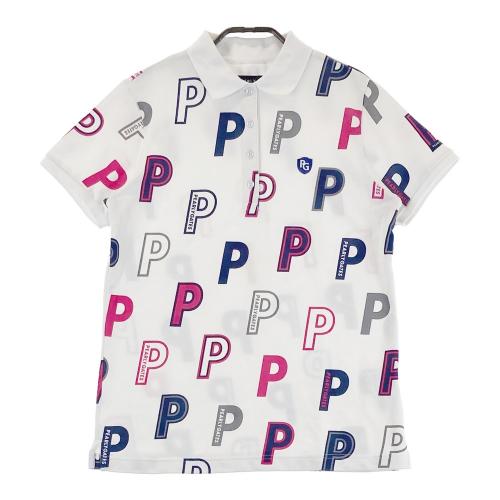 PEARLY GATES パーリーゲイツ 半袖ポロシャツ クジラ 総柄