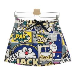 サイズ：2 JACK BUNNY ジャックバニー  インナー付 ストレッチスカート フラッグ総柄 ネイビー系 [240101433169] ゴルフウェア レディース ストスト JACK BUNNY ジャックバニー インナー付 ストレッチスカート