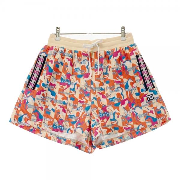 新品 パーリーゲイツ ハーフパンツ シンプル オレンジ XLサイズ（6） 新品 パーリーゲイツ ハーフパンツ シンプル オレンジ XLサイズ