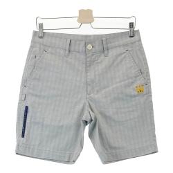 極美品✨️パーリーゲイツ ナイロンハーフパンツ ロゴ 速乾 伸縮 ストレッチ PEARLY GATES パーリーゲイツ 30周年 コットン混 ストレッチ