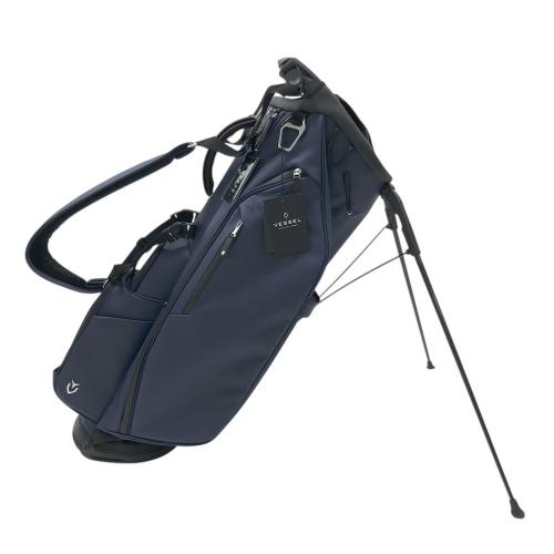【美品】FR LSG 82 セルフスタンドゴルフバッグ 黒（ルコック） LE COQ GOLF ルコックゴルフ LG5SCB90M セルフスタンド バッグ