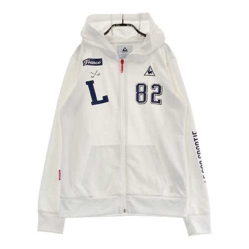 ジャックバニー　ジップアップパーカー 白黒 ロゴプリント ゴルフウエア 2 1-240101307231-m-01-pl.jpg
