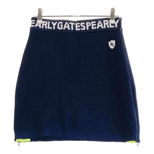 PEARLY GATES パーリーゲイツ ニットスカート サイドジップ