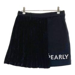 サイズ：1 PEARLY GATES パーリーゲイツ  裏フリース スウェット スカート  ネイビー系 [240101426800] ゴルフウェア レディース ストスト サイズ：1 PEARLY GATES パーリーゲイツ 裏フリース スウェット