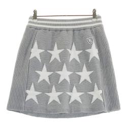 サイズ：0 PEARLY GATES パーリーゲイツ  ファースカート ボーダー グレー系 [240001335183] ゴルフウェア レディース ストスト パイルボーダースカート | PEARLY GATES（パーリーゲイツ