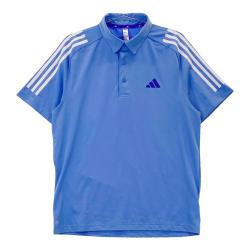 サイズ：L ADIDAS GOLF アディダスゴルフ IW1412 2024年モデル 半袖ポロシャツ 総柄 ブルー系 [240101439900] ゴルフウェア メンズ ストスト サイズ：L ADIDAS GOLF アディダスゴルフ IW1412 2024年モデル