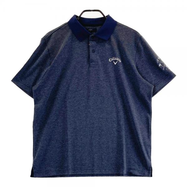 Callaway ネイビー ドット柄 ポロシャツ 1-240101226861-m-01-pl.jpg