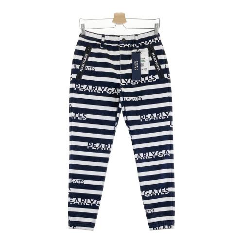 PEARLY GATES パーリーゲイツ ジョガーパンツ 裏起毛 ネイビー系