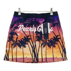 サイズ：0 PEARLY GATES パーリーゲイツ  ニットスカート モヘヤ混 千鳥柄 ホワイト系 [240101453345] ゴルフウェア レディース ストスト PEARLY GATES (パーリーゲイツ) ゴルフウェア(スカート