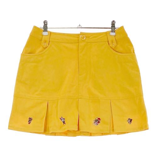 M.U SPORTS エムユースポーツ 裏地付 プリーツスカート ベージュ