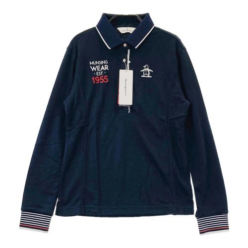 マンシングウェア　長袖ポロシャツ MUNSING WEAR マンシングウェア SL1266 長袖ポロシャツ ネイビー