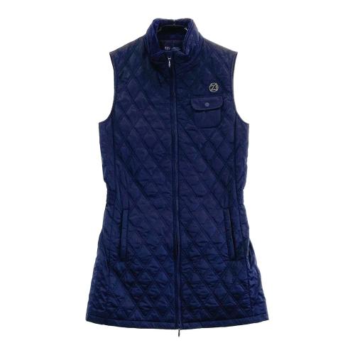 秋冬　2way 着用1回　マンシングウェア　ゴルフリバーシブル中綿ワンピース　L 秋冬 2way 着用1回 マンシングウェア ゴルフリバーシブル中綿