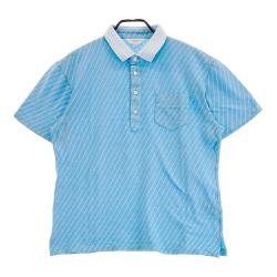 新品未使用　ランバンスポール ゴルフ　半袖　ゴルフウェア LANVIN SPORT 公式 ランバン スポール 鹿の子 半袖ポロシャツ