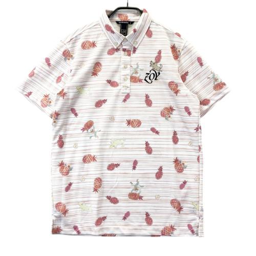 ZOY ゾーイ 半袖ポロシャツ ホワイト系 サイズ：2 ランク：B 【中古