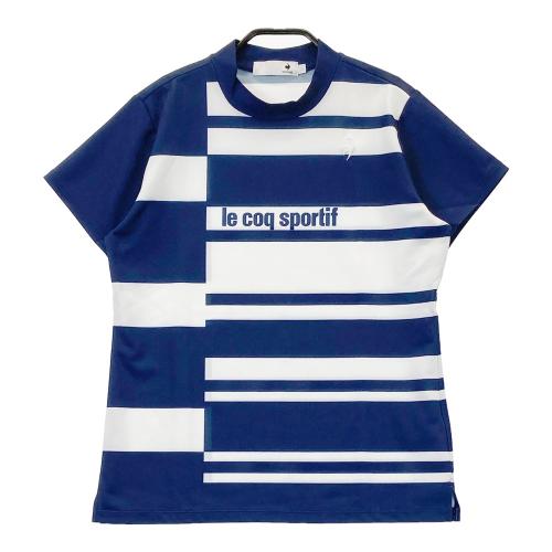 サイズ：L BEAMS GOLF ビームスゴルフ  ハイネック 半袖Tシャツ 総柄 オレンジ系 [240101445200] ゴルフウェア レディース ストスト サイズ：L BEAMS GOLF ビームスゴルフ ハイネック 半袖Tシャツ