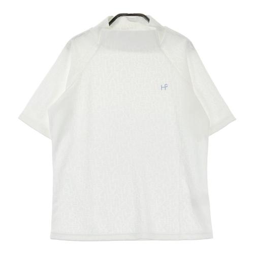 サイズ：L ADIDAS GOLF アディダスゴルフ 2024年モデル JE8319 フード付 ハーフジップ 半袖ジャケット  ホワイト系 [240101486059] ゴルフウェア レディース ストスト サイズ：L ADIDAS GOLF アディダスゴルフ 2024年モデル JE8319