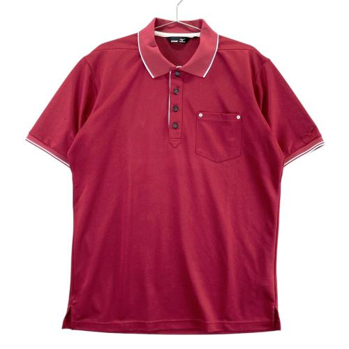 Mizuno The Open ポロシャツ MIZUNO GOLF ミズノゴルフ THE OPEN 半袖ポロシャツ レッド系
