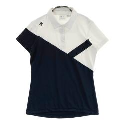 サイズ：S DESCENTE GOLF デサントゴルフ  長袖 ポロシャツ  ホワイト系 [240101475412] ゴルフウェア レディース ストスト デサントゴルフ DESCENTE ゴルフ ハイブリッド長袖シャツ