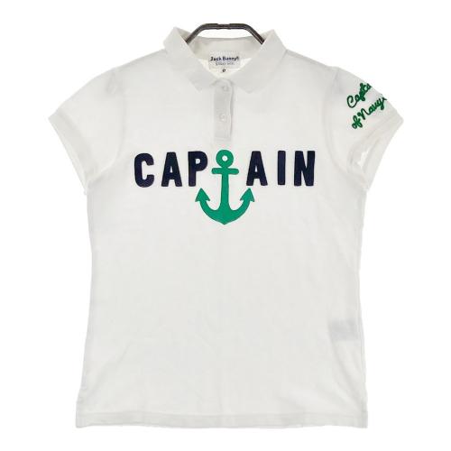 JACK BUNNY ジャックバニー 半袖ポロシャツ ホワイト系 サイズ