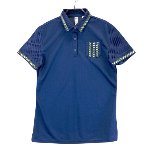 ADIDAS GOLF アディダスゴルフ 半袖ポロシャツ ネイビー系 サイズ：M