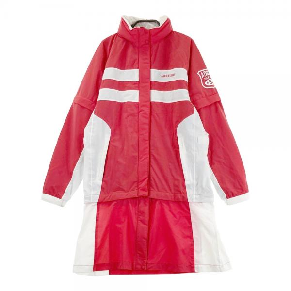 新品未使用　Jack Bunny!! レインウェア サイズ5 ホワイト/レッド レインウェア ジャックバニー サイズ5