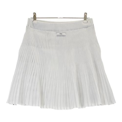 ㉚正規品 パーリーゲイツ 定価35,200円 ニットスカート 白 1 PGG PEARLY GATES パーリーゲイツ 2025年モデル スカート ニット