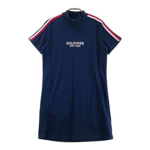 サイズ：M   GOLF トミー ヒルフィガーゴルフ  モックネック 半袖 Tシャツ  ネイビー系 [240101475409] ゴルフウェア レディース ストスト TOMMY HILFIGER GOLF トミー ヒルフィガーゴルフ モックネック