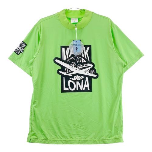 サイズ：46 MARK&LONA マークアンドロナ  ハイネック 半袖Tシャツ  ネイビー系 [240101438939] ゴルフウェア メンズ ストスト MARK&LONA マークアンドロナ 2023年モデル ハイネック半袖T
