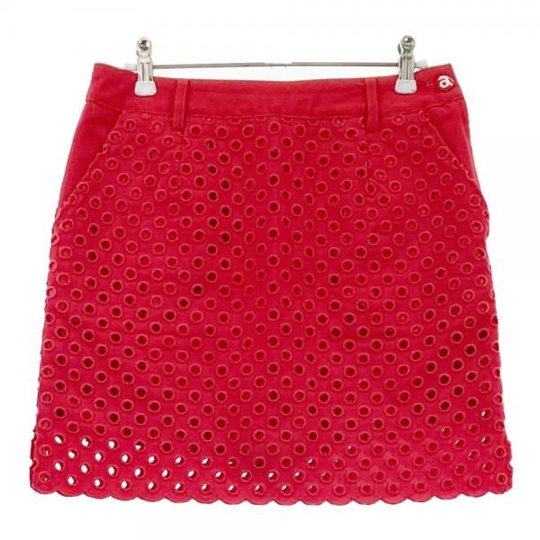 (超美品)archivioアルチビオ ノースリーブ・スカート セット サイズ38 アルチビオ セットアップ 38 オレンジ 白 ノースリーブ スカート