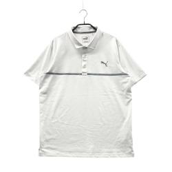 サイズ：L PUMA GOLF プーマゴルフ  半袖ポロシャツ  ホワイト系 [240101435429] ゴルフウェア メンズ ストスト PUMA GOLF プーマゴルフ 半袖ポロシャツ レッド系 L ゴルフ
