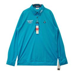 ルコックスポルティフ ゴルフ ジャケット【ネイビー/LL】美品！ le coq sportif ルコック ジャケットブルゾン ネイビー×白 胸元