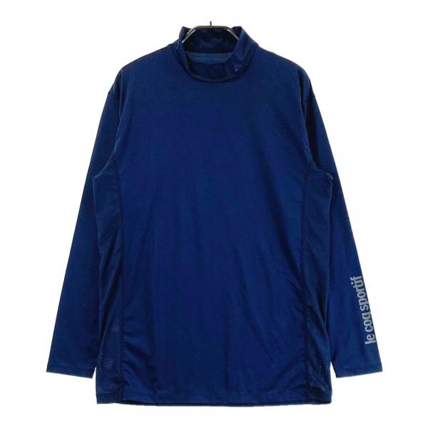 L L ネイビー　ルコック　ハイネック　トップス L L ネイビールコックハイネックトップス