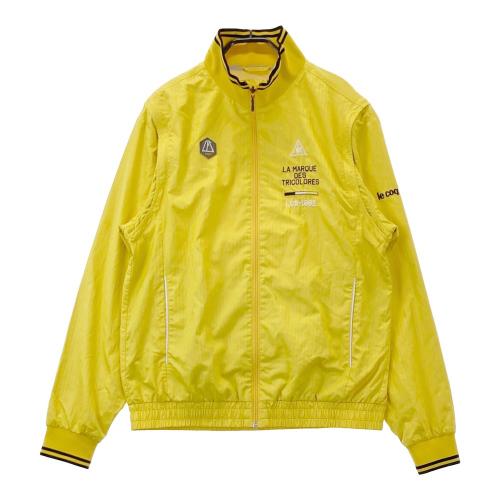 サイズ：L LE COQ GOLF ルコックゴルフ  長袖 ジップジャケット  イエロー系 [240101486112] ゴルフウェア メンズ ストスト LE COQ GOLF ルコックゴルフ 長袖 ジップジャケット イエロー系