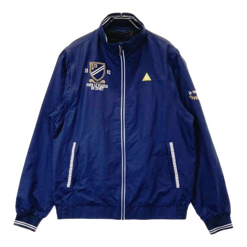 サイズ：L LE COQ GOLF ルコックゴルフ  2WAY 裏メッシュ ジップジャケット  ブラック系 [240101432881] ゴルフウェア メンズ ストスト LE COQ GOLF ルコックゴルフ 2way 裏メッシュ ジャケット 格子柄