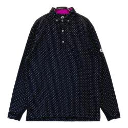 サイズ：2XL FOOT JOY フットジョイ 2023年モデル ハーフジップ 長袖ニットセーター  ネイビー系 [240101433299] ゴルフウェア メンズ ストスト サイズ：2XL FOOT JOY フットジョイ 2023年モデル ハーフジップ