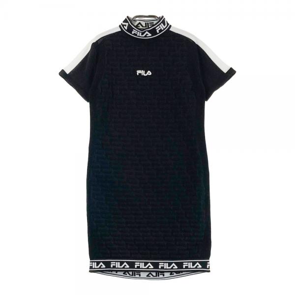 FILA GOLF フィラゴルフ SC5CL408 半袖 ニットワンピース ロゴ総