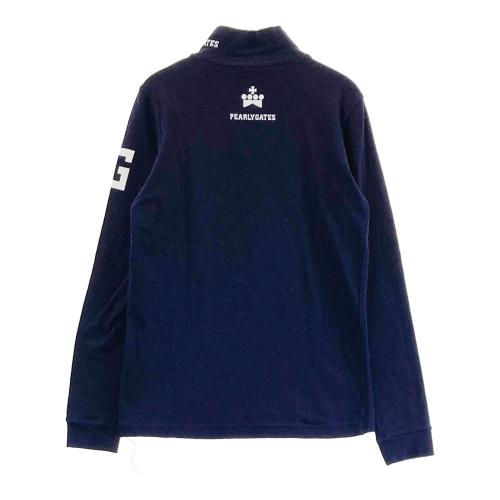 PEARLY GATES パーリーゲイツ ハイネック長袖Tシャツ ボーダー柄