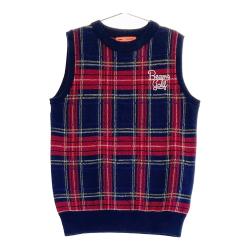 BEAMS - coco 中古 ビームスゴルフ BEAMSGOLF レディース スカート S 黒×赤 ブラック×レッド 中綿入り チェック BEAMS GOLF（ビームス ゴルフ）PURPLE LABEL / タック チェック
