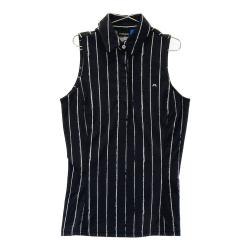 J. Lindeberg レディースゴルフシャツ グレー ストライプ 新品未使用 J.LINDEBERG ゴルフ グレー S | ゴルフ用品はヴィクトリアゴルフ